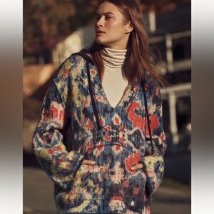 By Anthropologie Relaxed Hooded Sweater